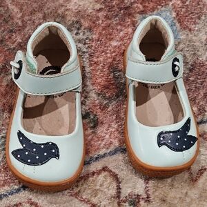 Kids Blue Bird Design Shoes
